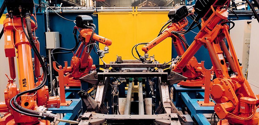 Component analysis of welding robot
