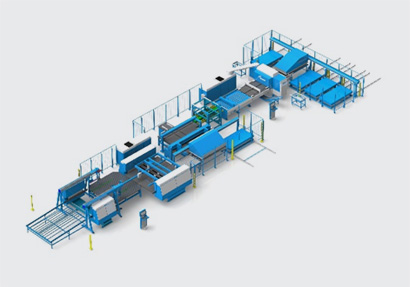 Pivatic flexible bending production line